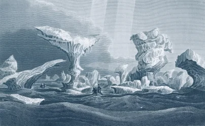 Barcos en un oleaje entre hielo, 24 de agosto de 1826, de 